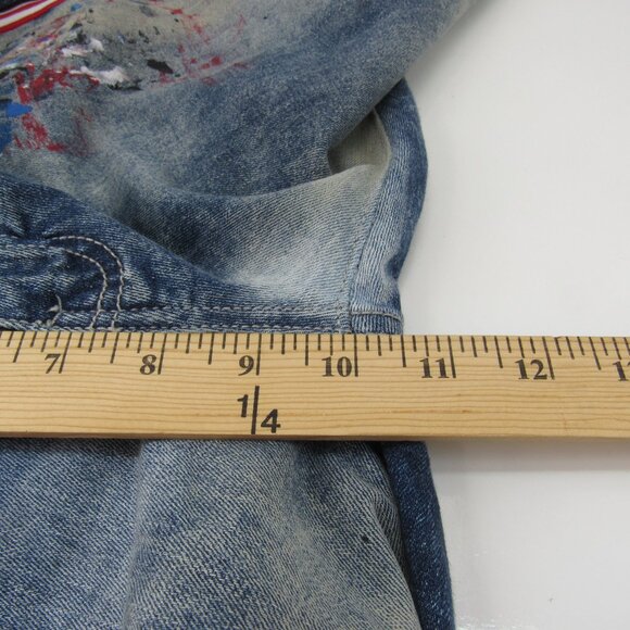 Jordan Craig Legacy Edition 32/32 Sean Men's Jeans Painted Splash Destroyed - Picture 7 of 11